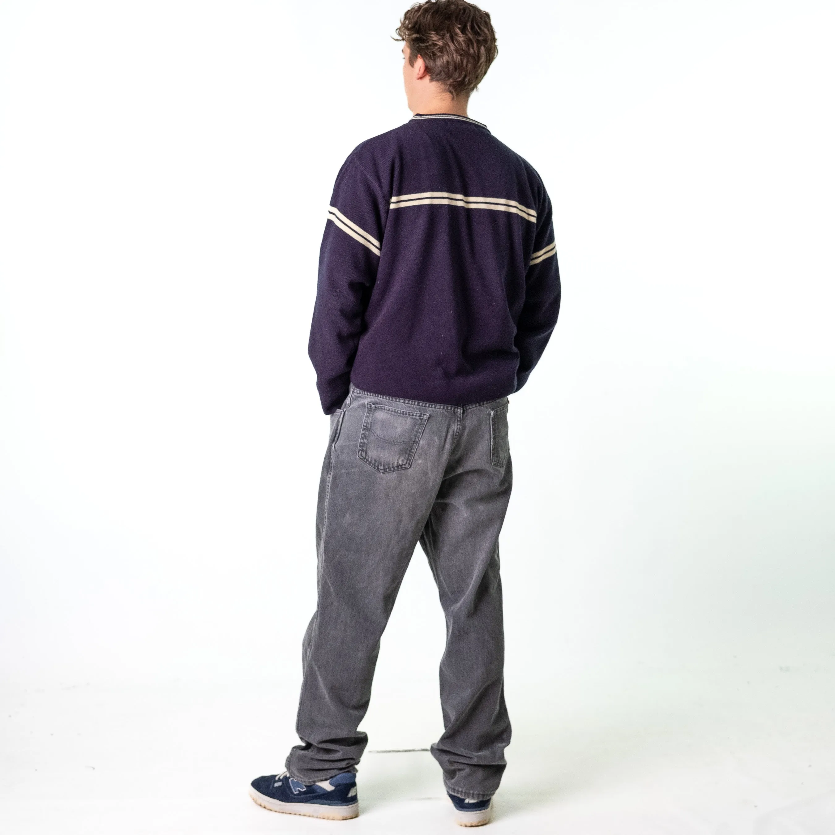 Light Grey 90s Dickies  Cargo Skater Trousers Pants Jeans (40x30)