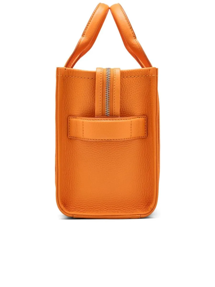 Logo Print Leather Shoulder Bag