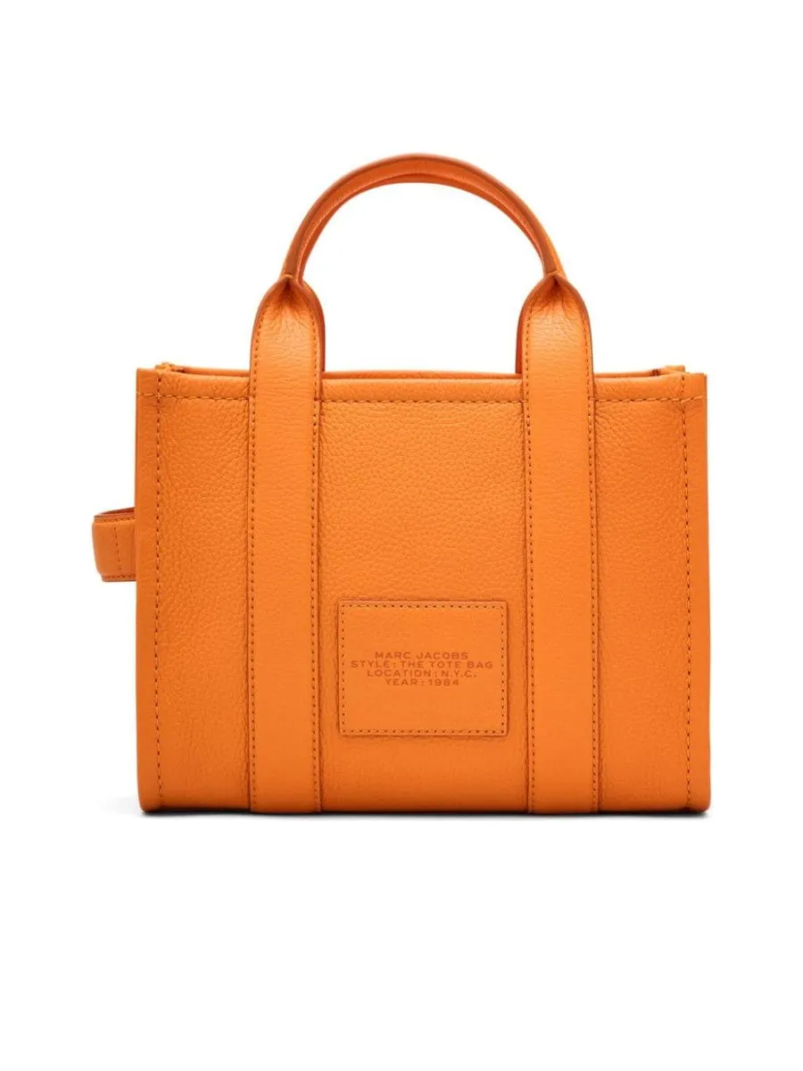 Logo Print Leather Shoulder Bag