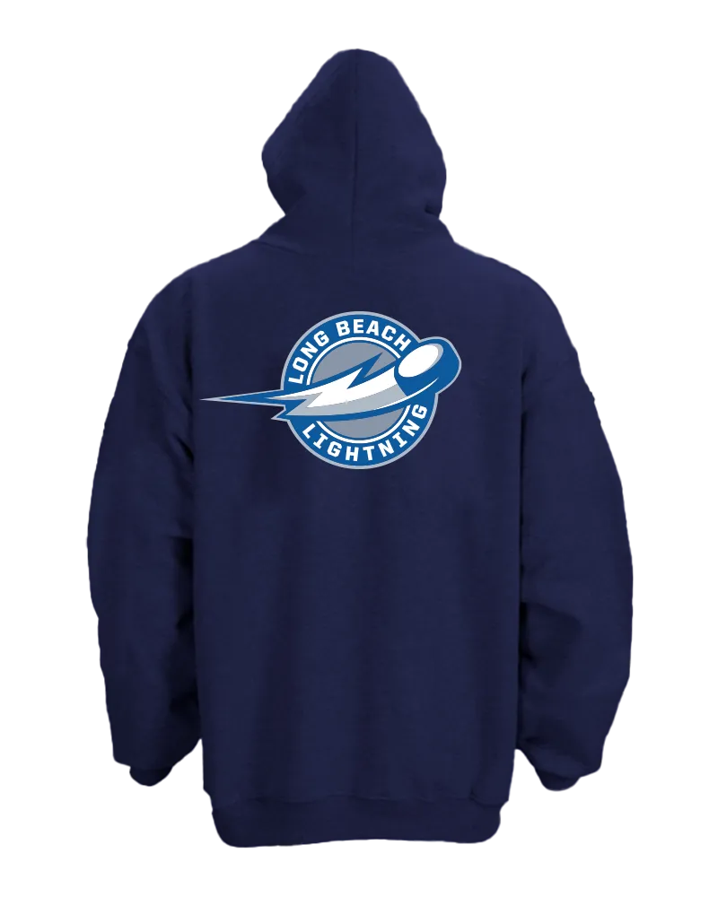 Long Beach Lightning Slap Shot Hoodie