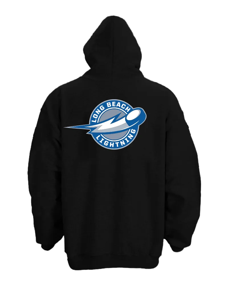 Long Beach Lightning Slap Shot Hoodie