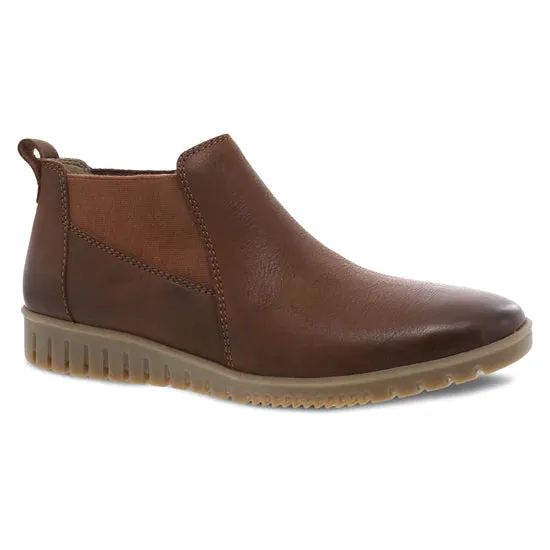  Louisa Leather Chelsea Boot in Brown  