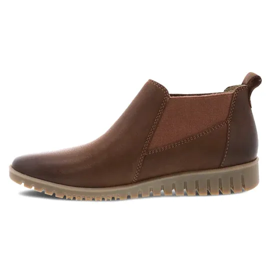  Louisa Leather Chelsea Boot in Brown  