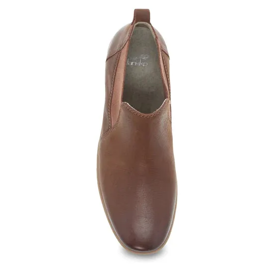  Louisa Leather Chelsea Boot in Brown  