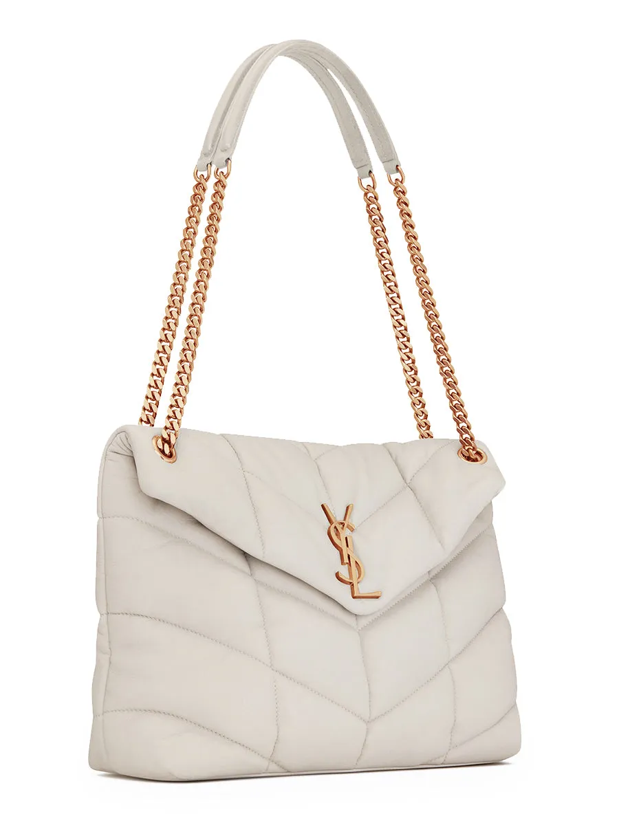 Loulou Puffer Medium Chain Bag in Quilted Lambskin