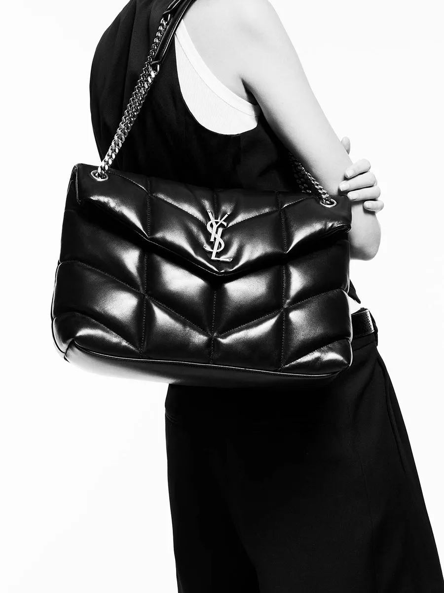 Loulou Puffer Medium Chain Bag in Quilted Lambskin