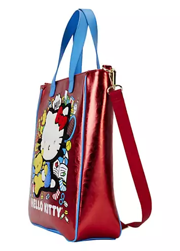 Loungefly Hello Kitty 50th Anniversary Classic Metallic Tote With Coin Bag | Kaleidoscope