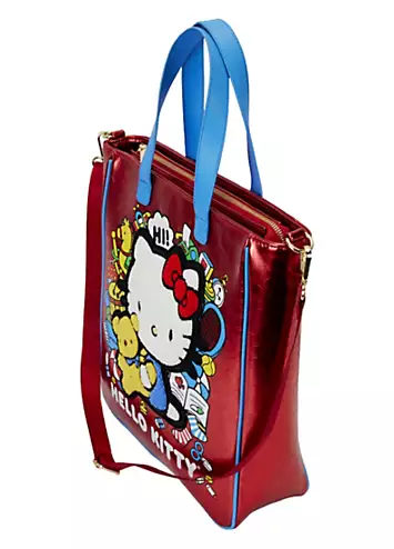 Loungefly Hello Kitty 50th Anniversary Classic Metallic Tote With Coin Bag | Kaleidoscope