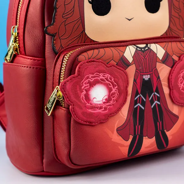 Loungefly x Marvel Scarlet Witch POP! Cosplay Mini Backpack