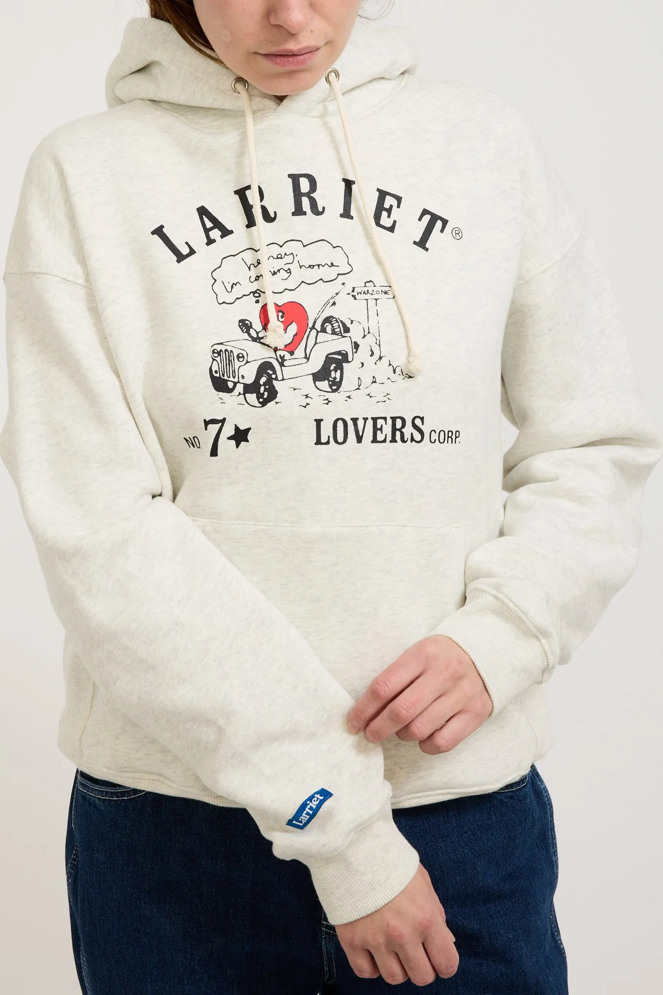 Lovers Corp Hoodie Grey Marle