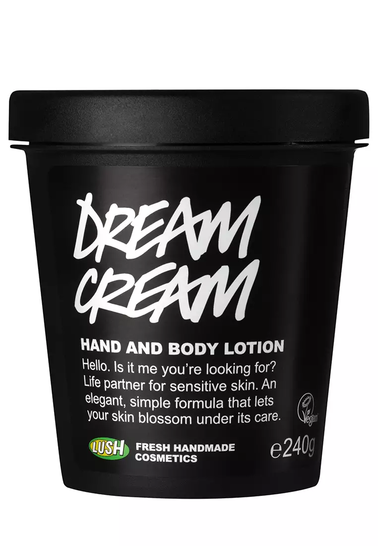 Lush Fresh Handmade Cosmetics Dream Cream Body Lotion 240g