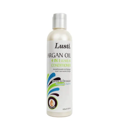 Lusti Naturals Argan Oil 4 in 1 Leave-in Conditioner, 8OZ