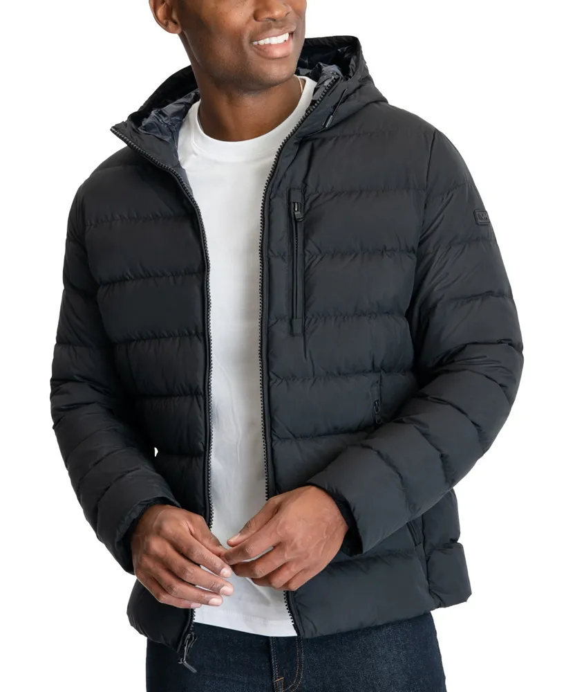 Macy's Michael Kors Men's Hooded Puffer Jacket, Created For Macy's