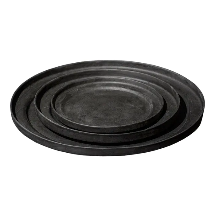 Made By Marble Salad Plate Coal Black