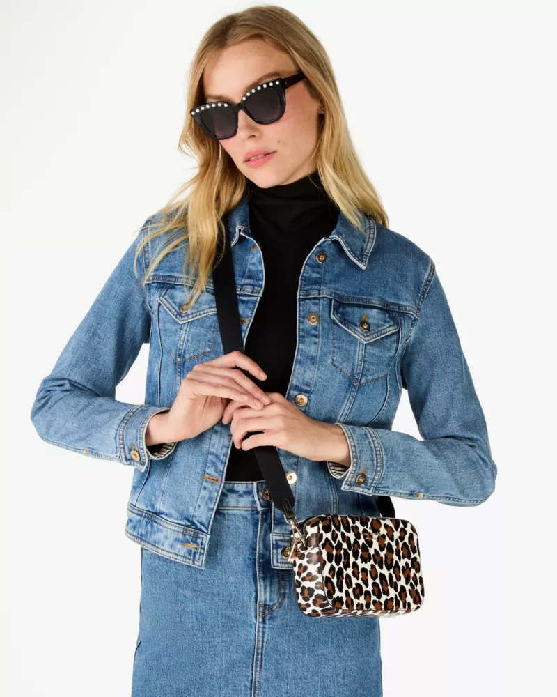 Madison Spotted Leopard Mini Camera Bag | Kate Spade GB