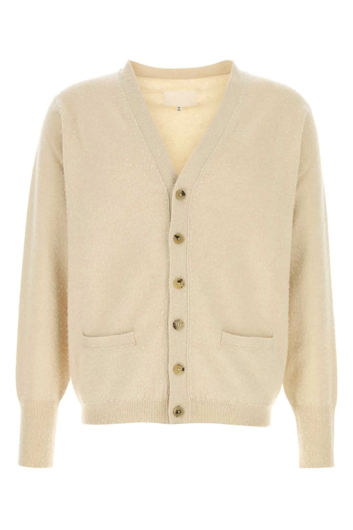 Maison Margiela Sand Cashmere Blend Cardigan