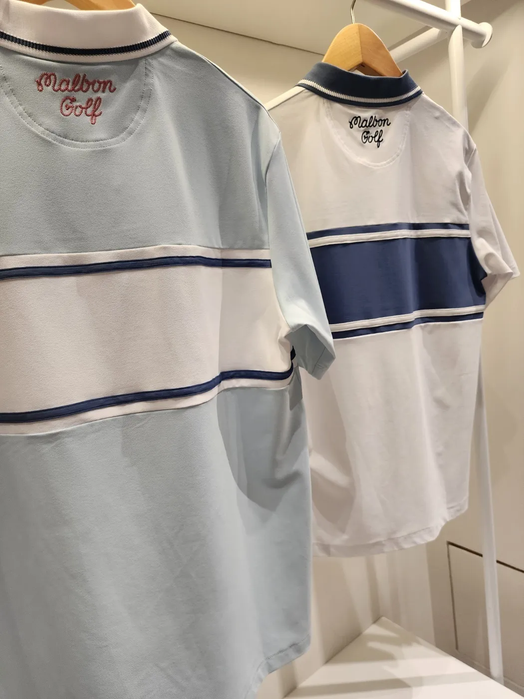 Malbon Golf  |Street Style Plain Short Sleeves Logo Polos