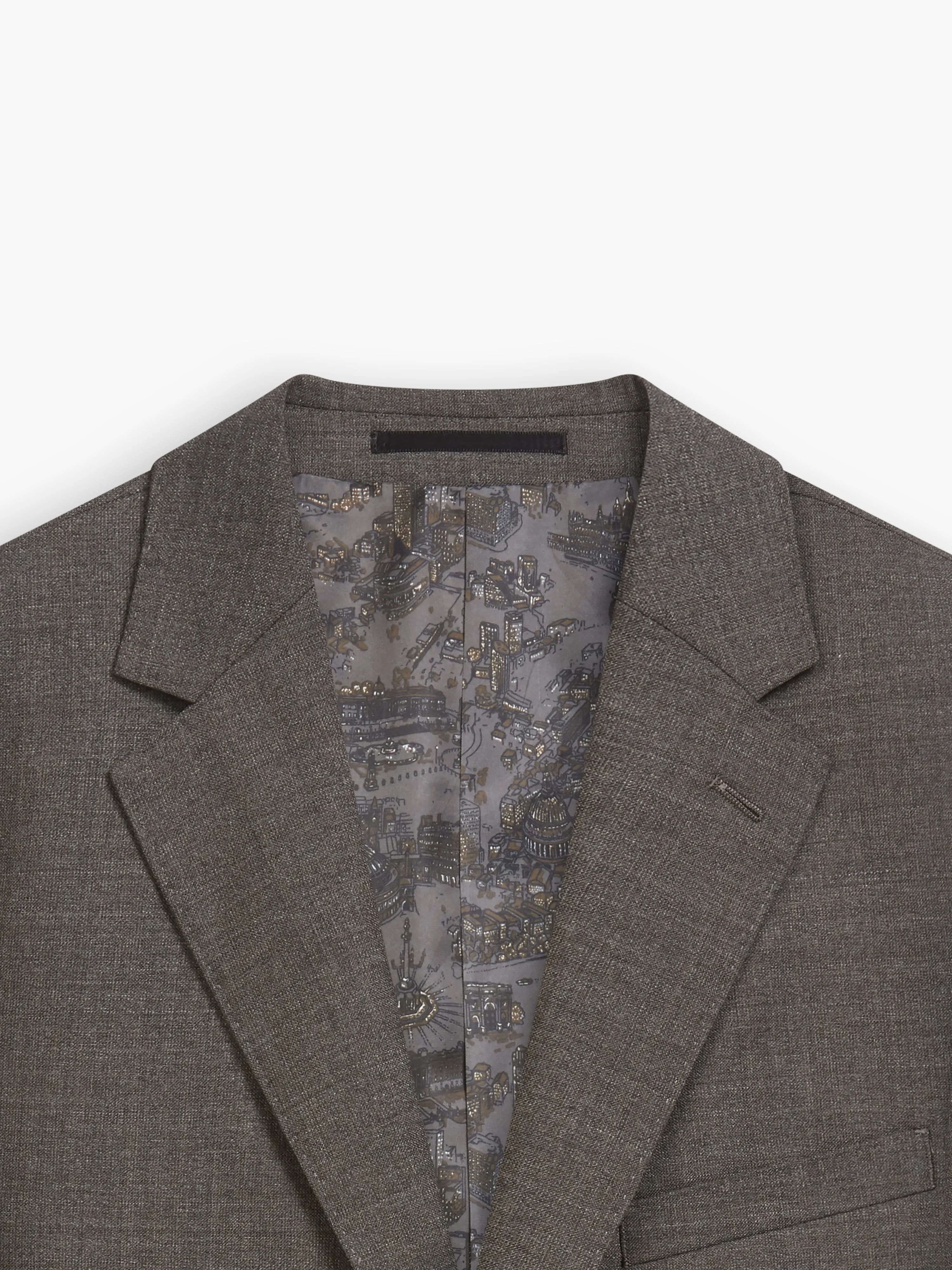 Marconi Slim Fit Dark Taupe Jacket