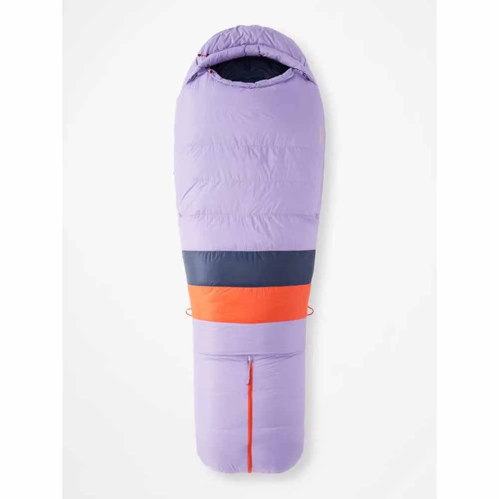 Marmot Women's Teton 15° Sleeping Bag - Paisley Purple/Arctic Navy