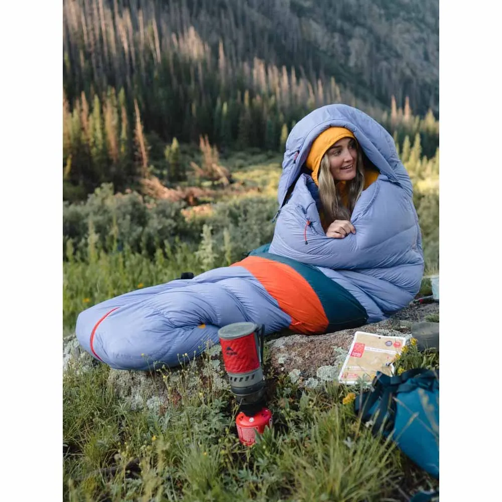 Marmot Women's Teton 15° Sleeping Bag - Paisley Purple/Arctic Navy