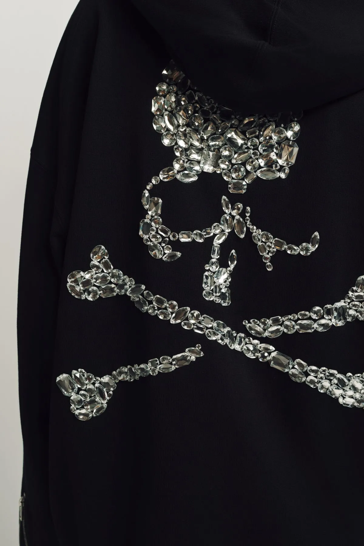 MASTERMIND | JEWEL SKULL ZIP-UP HOODIE