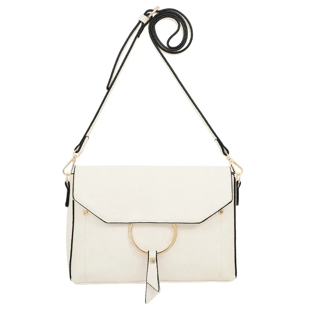 Mellow World Portia White Crossbody Bag (Women's)