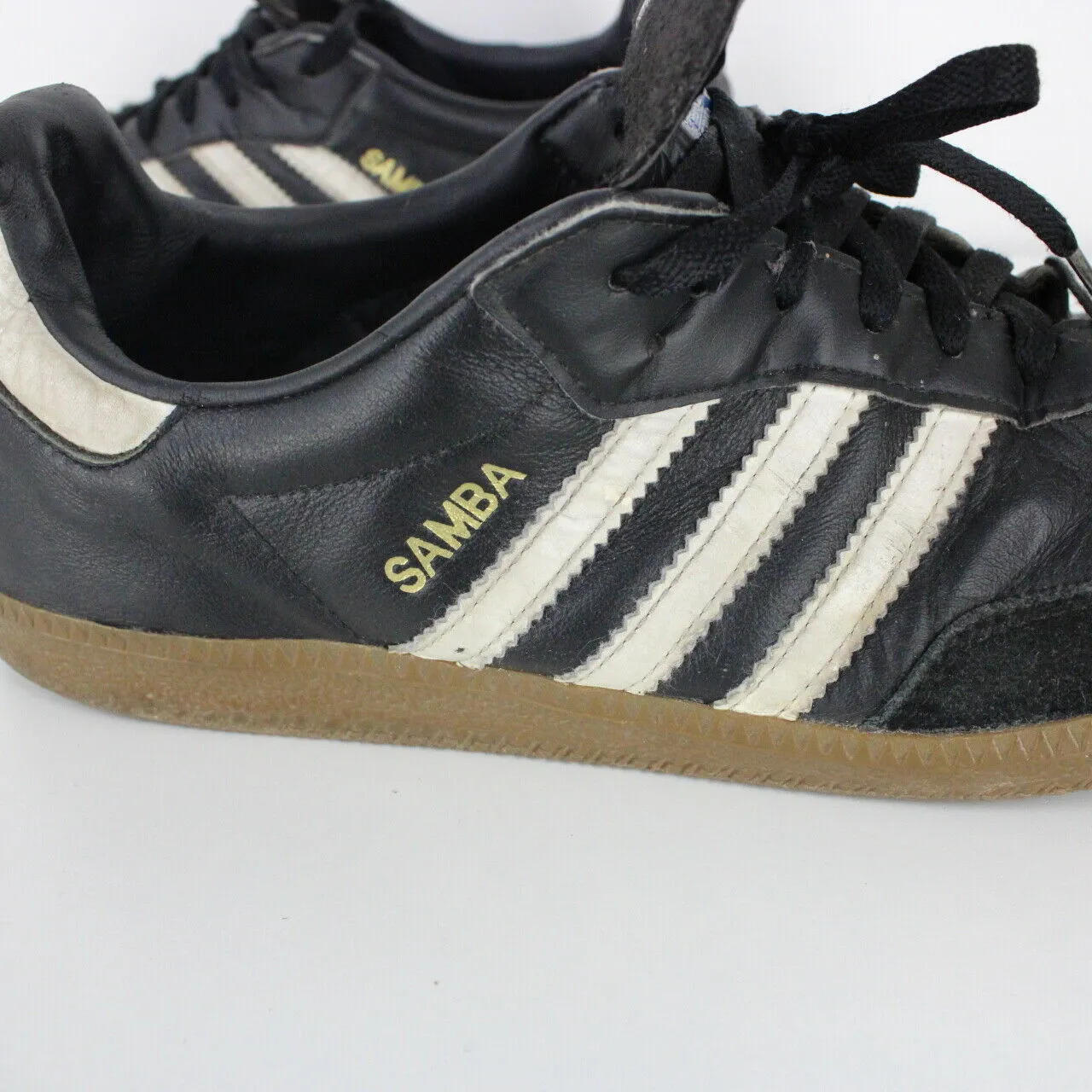 Mens ADIDAS 00s Samba Trainers Black | UK 10.5