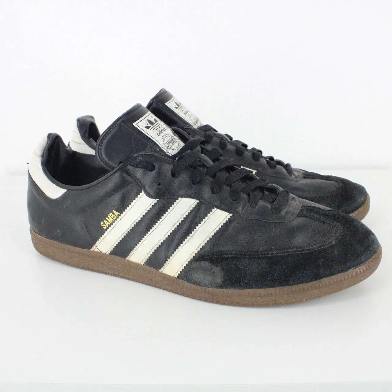 Mens ADIDAS 00s Samba Trainers Black | UK 13