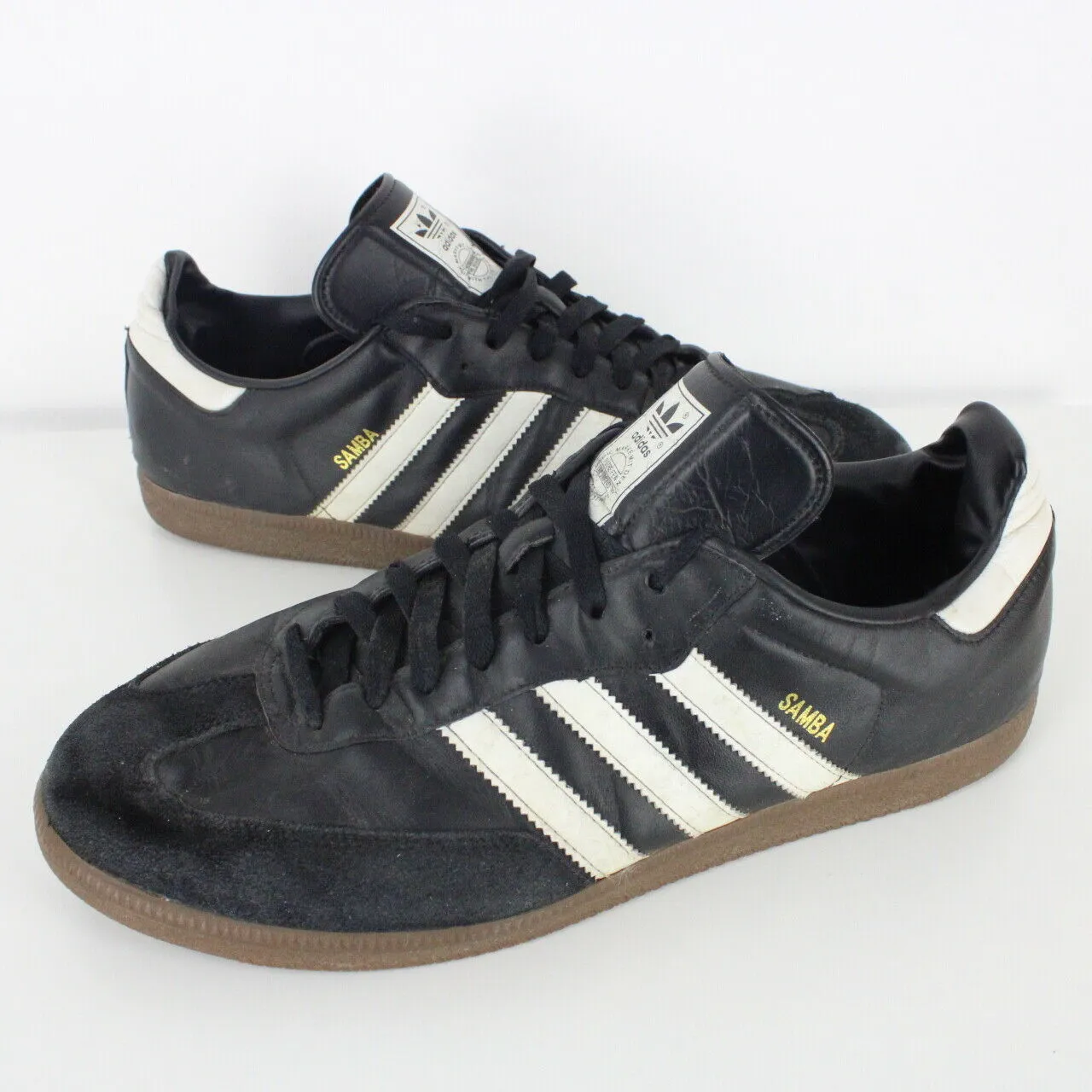 Mens ADIDAS 00s Samba Trainers Black | UK 13