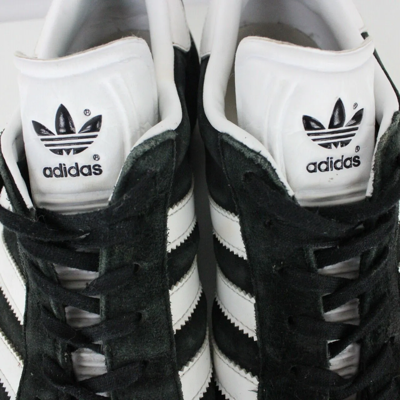 Mens ADIDAS Gazelle Trainers Black | UK 8