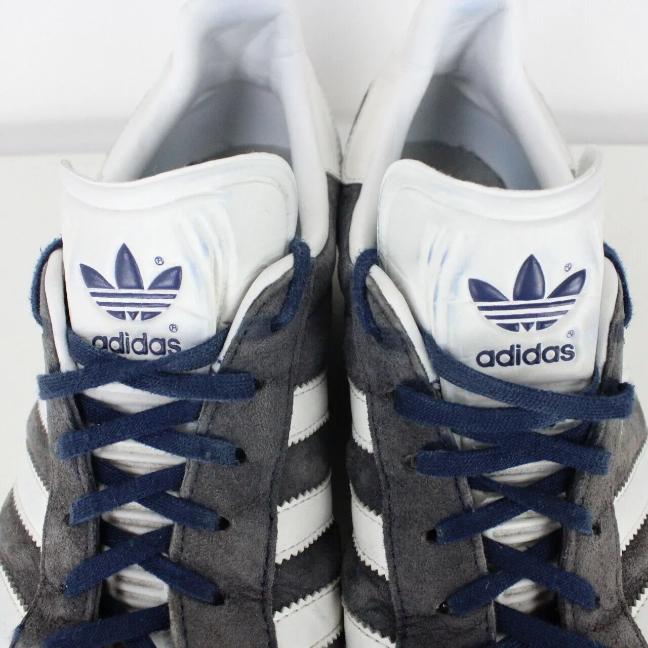 Mens ADIDAS Gazelle Trainers Grey | UK 12