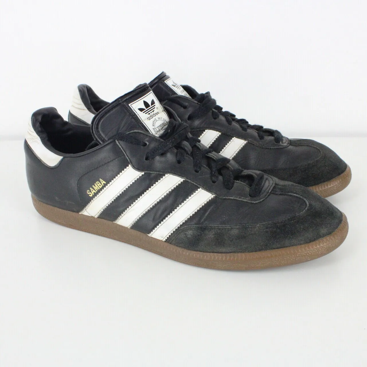 Mens ADIDAS Samba Trainers Black | UK 10.5