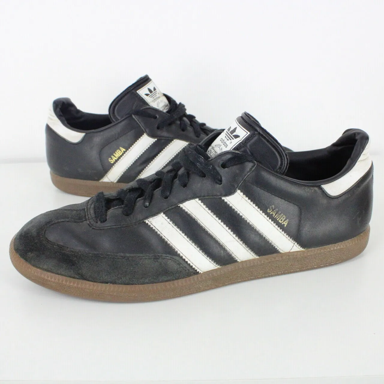 Mens ADIDAS Samba Trainers Black | UK 10.5