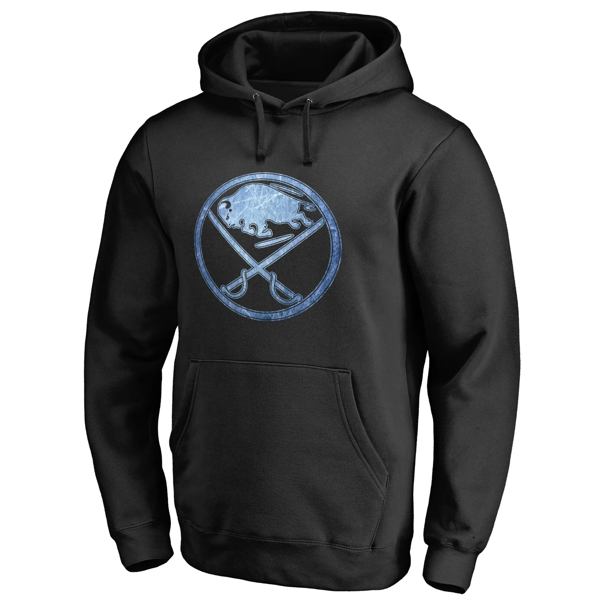 Men's Buffalo Sabres Black Rinkside Pond Hockey Pullover Hoodie