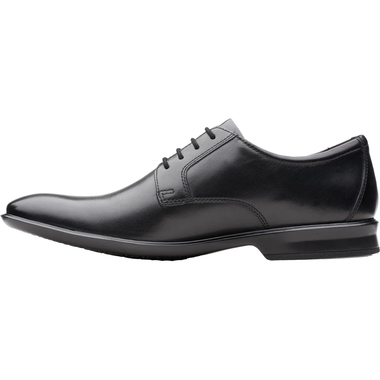 Men's Clarks Bensley Lace Black Leather