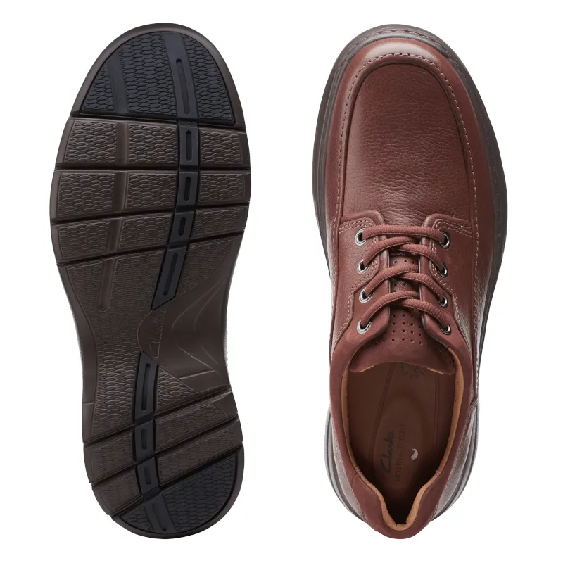 Men’s Clarks Un Brawley Lace – Mahogany