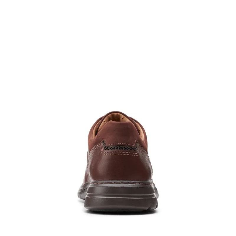 Men’s Clarks Un Brawley Lace – Mahogany