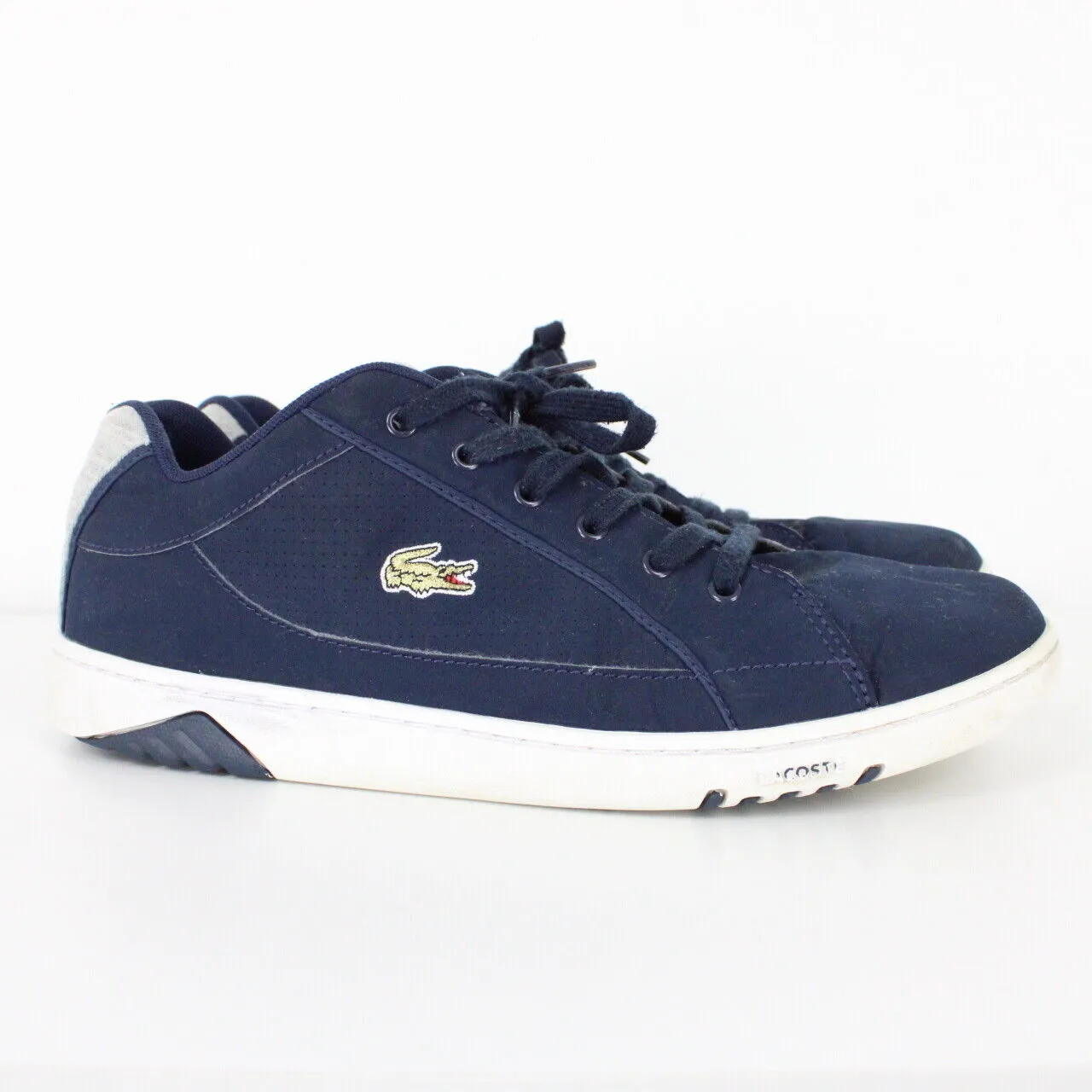 Mens LACOSTE Deviation II Trainers Navy Blue | UK 10