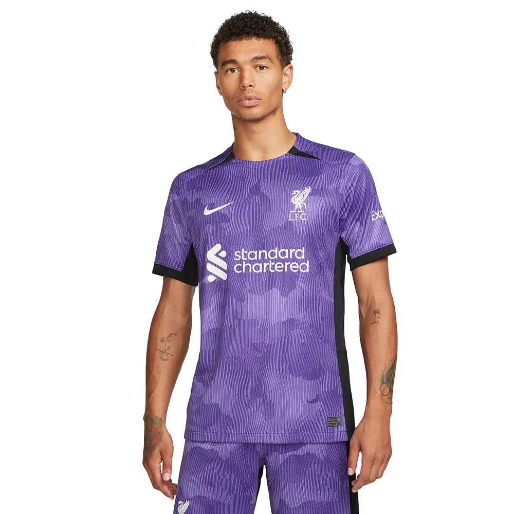 Men's Liverpool FC 2023/24 Stadium Third Nike Dri-FIT Soccer Jersey- Space Purple/White