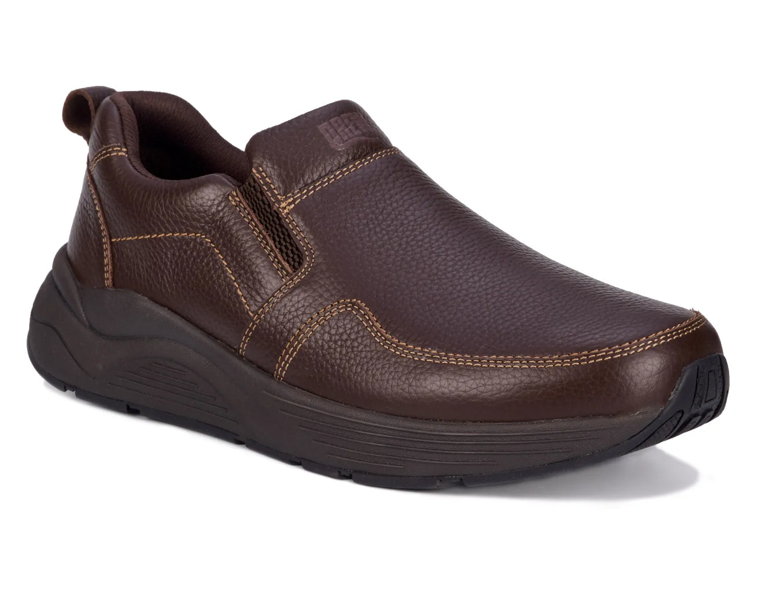  Men's Match Slip in Shoe EXTRA EXTRA WIDE in Brown  