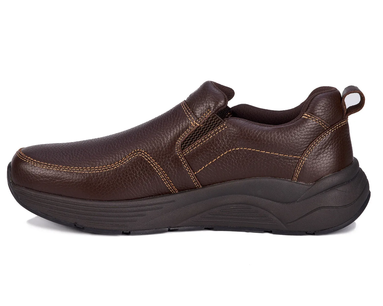  Men's Match Slip in Shoe EXTRA EXTRA WIDE in Brown  