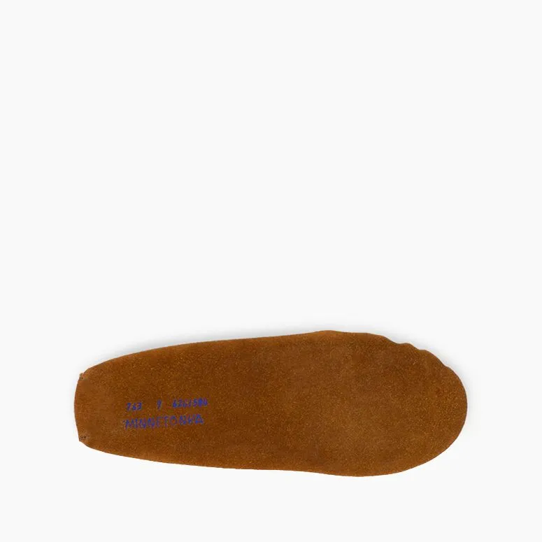  Men's Pile Lined Softsole Moccasin in Brown  