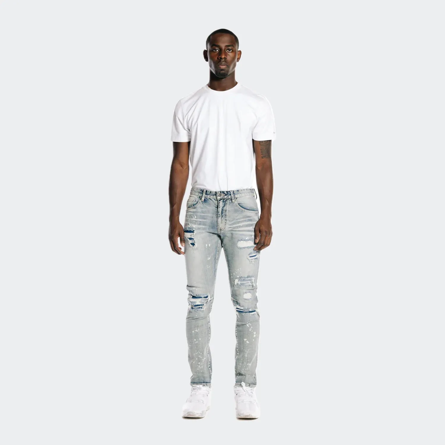 Men's Smoke Rise Rip & Repair Jeans Chester Blue