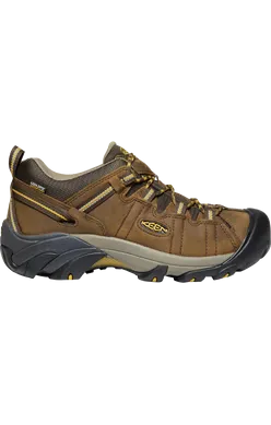  Men's Targhee II Waterproof Hiker WIDE in Brown/Yellow  