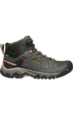  Men's Targhee III Waterproof Mid Hiker in Black Olive/Golden Brown  