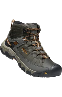  Men's Targhee III Waterproof Mid Hiker in Black Olive/Golden Brown  