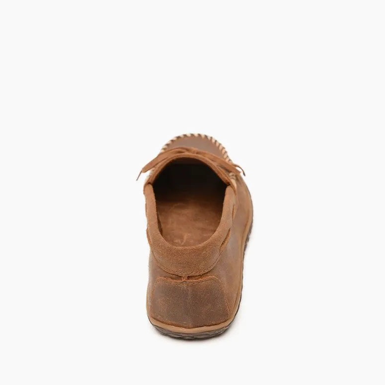  Men's Tarik Leather Moccasin in Brown  