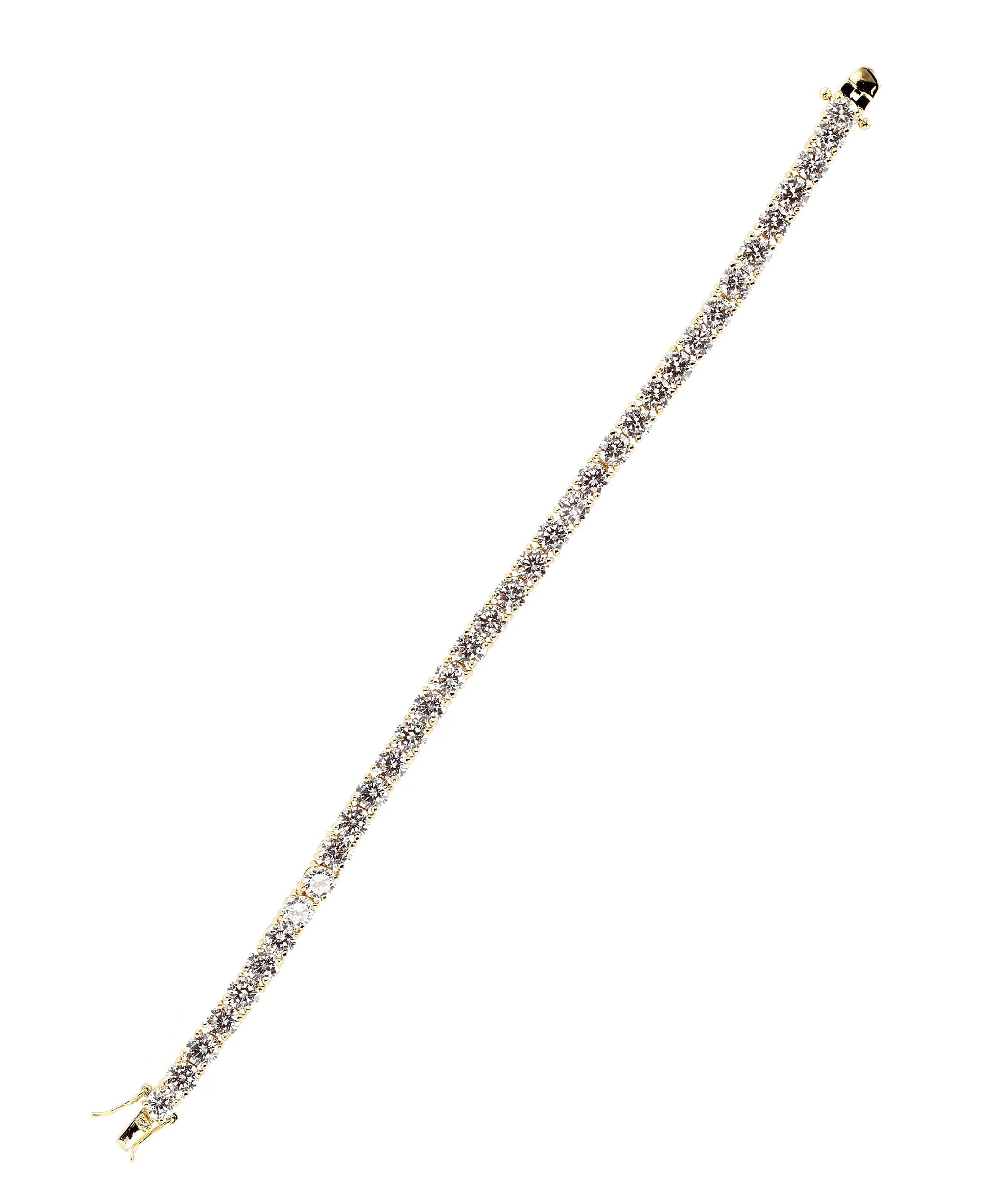 Men's Tennis Bracelet w/ 5mm Cubic Zirconia