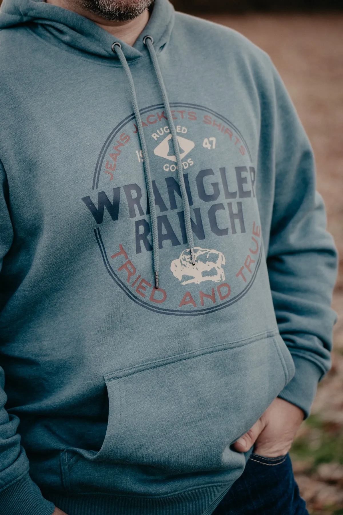 Men's 'Tried and True' Wrangler Ranch Hoodie (S-XXL)