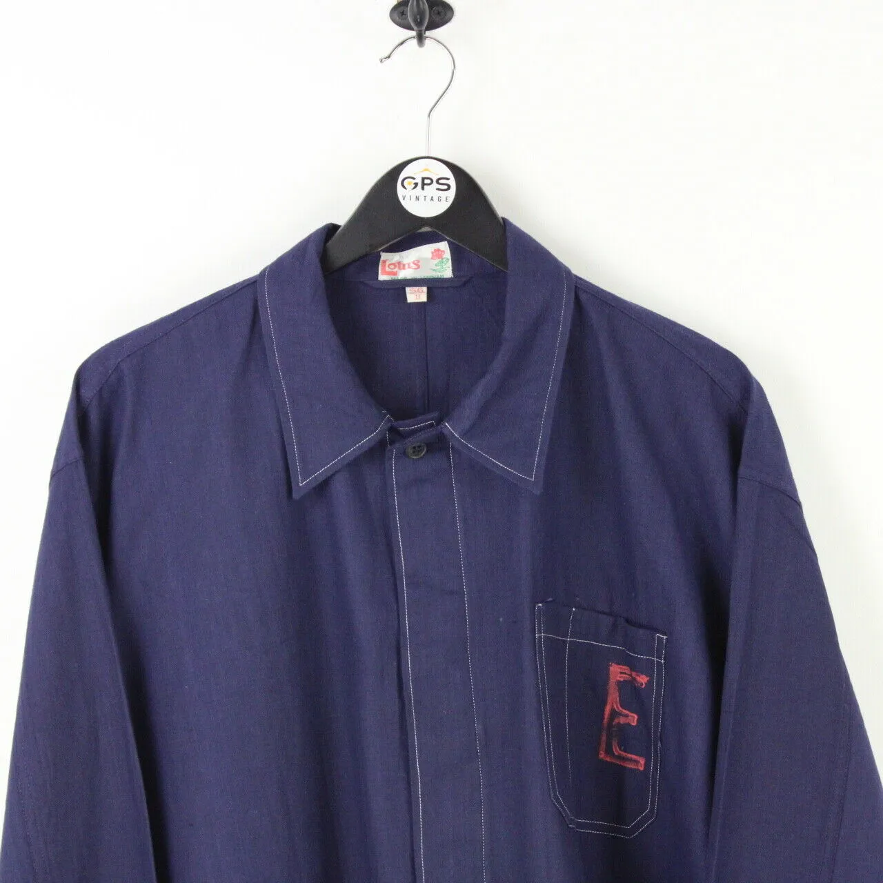 Mens Worker Chore Jacket Navy Blue | XXL